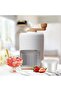 Hand Made Shaved Ice Machine - Portable Manual Ice Crusher (White)