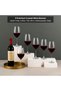 Wine Glass Set of 6, Crystal Red Wine Glasses 350ml/11.8 oz, All-purpose Wine Glasses Set - 5