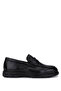 Men's Genuine Leather Black Loafer Shoes