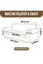 Plush Elastic Sofa Cover 3-Seater Washable Stretchable Armchair Slipcover - 5