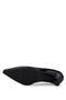 Women's Genuine Leather Black Heeled Shoes - 5