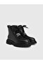 Kirieka Genuine Suede Leather Black Women's Boots
