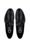 Men's Genuine Leather Black Loafer Shoes - 5