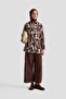 تونيك منقوش تجريدي 25KD1014 مينك - 2
