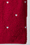 Red Heart Towel Set Turkish Bath Set – 50X90 and 70X140 cm Bath Towel Set - 3