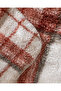 Varnelle Double Sherpa Blanket - Ecru/Brown - 5