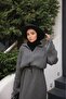 Extra Oversize Knitwear Dress with Braided Hair