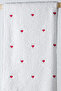 Red Heart Towel Set Turkish Bath Set – 50X90 and 70X140 cm Bath Towel Set - 2