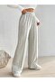 Women's Gray Çimali Oversized Plus Size Sportswear Quality Loose Fit Flexible Comfortable Fabric Sweatpants Rem - 3