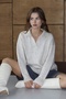 Basic Oversize Polo Neck Knit Sweater Aw25Kz0056