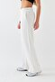 Oversize Unisex Sweatpants White – 3 Thread Ribbed, Wide Leg, with Pockets, Modern Comfortable Fit - 4