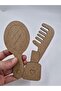 15 Pcs Cute Mirror Comb Wooden Painting School DIY Activity Activity Art 15 cm X 12 cm - 2