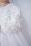 Baby Girl Long Sleeve Bow Rose Birthday Party Wedding Special Occasion Formal Dress for Girls - 3