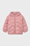 Girl's Regular Fit Hooded Quilted Puffer Jacket - Pink