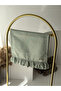 Minty Linen Frilly Dishcloth - 2