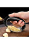 Stainless Steel Garlic Press Crusher Manual Garlic Mincer Chopping Garlic Tool Fruit Vegetable To...