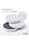 Marble Coasters Set with Holder 3.5" White – 6 Round Stone Drink Coasters for Table & Kitchen - 5