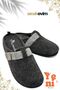 Women's Winter House Slippers – Warm, Lightweight and Durable Stylish Plush Slippers Smoked Gray - 5