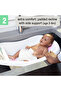 Summer by - Comfy Clean Deluxe Tub with Fabric Sling, Pink, Ages 0–24 Months - 4