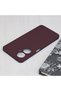 Husa de silicon TPU pentru Realme C55, Interior Microfibra, Visiniu - 4