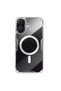 AntiShock Case for Apple iPhone 16, Magnetic Function, Anti-Yellowing, Transparent