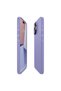 Thin Fit Protective Case for iPhone 15 Pro, Thermoplastic Polyurethane, Elegant Texture, Purple - 3