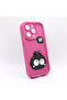 Protective Case for Apple iPhone 13 Pro Max, Camera Protection, Animated Character, Magenta - 4