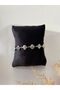 Inlaid Heart Steel Bracelet - 2