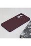 Husa de silicon TPU pentru Realme C55, Interior Microfibra, Visiniu - 3