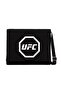 حقيبة ماسنجر من القماش باللون الأسود تحمل شعار UFC