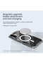 AntiShock Case for Apple iPhone 16, Magnetic Function, Anti-Yellowing, Transparent - 5