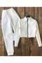 Diving Fabric Zippered Tracksuit Set - 6