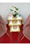 L&M Italian Dania White Wooden Tris Table set - 3