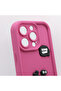 Protective Case for Apple iPhone 13 Pro Max, Camera Protection, Animated Character, Magenta - 3