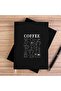 Coffee Black Unlined Canvas Notebook