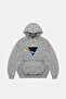 Pink Floyd V2 Printed Oversize Unisex Washable White Hoodie - 2