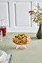 Selen Concept Noa Model Medium Size Footed Handmade Glass Salad and Presentation Bowl - 4
