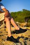 Kb042 Men's Casual Lace-Up Linen Classic Shoes Kst - Black - 4