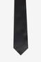 Men's Black Patterned Tie - 2