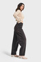 Women's Dark Denim Color Cindy 2W5-62 Skater Fit Loose Fit Inner Length 83cm Denim Jean - 6
