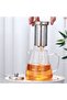 Glass Tea Pot, Borosilicate Glass Tea Kettle for Loose Leaf Tea, Transparent Teapot with Stain - 3