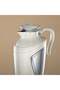 2 Pieces Vacuum Flask Set Matt White & Silver - 5