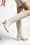 903 Marvelle Women's Below-The-Knee Boots |   Thick Heeled, Zippered, Stylish & Comfortable Daily and Occasion Boots - 2