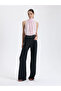 Black Straight Cut Trousers