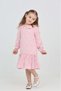 Girl's Floral Embroidered Baby Collar Dress - 6
