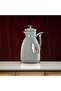 Vacuum Flask Set Plastic Push Button 0.7 L + 1 L Light Grey & Silver - 3