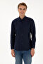 Gox025K Navy Blue Men's Shirt 2225582 - 3