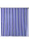 Balcony Curtain Bird's Eye Blue and White Striped with Size Options - 3