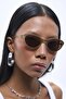 Flow Antique Gold Brown Sunglasses - 3