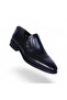 525 Black Antique Rubber %Leather Men's Classic Shoes